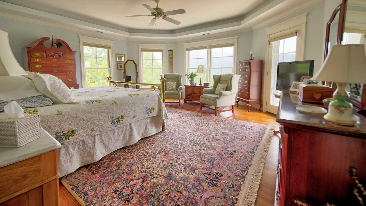 121 Lexington Ct spacious primary bedroom with views